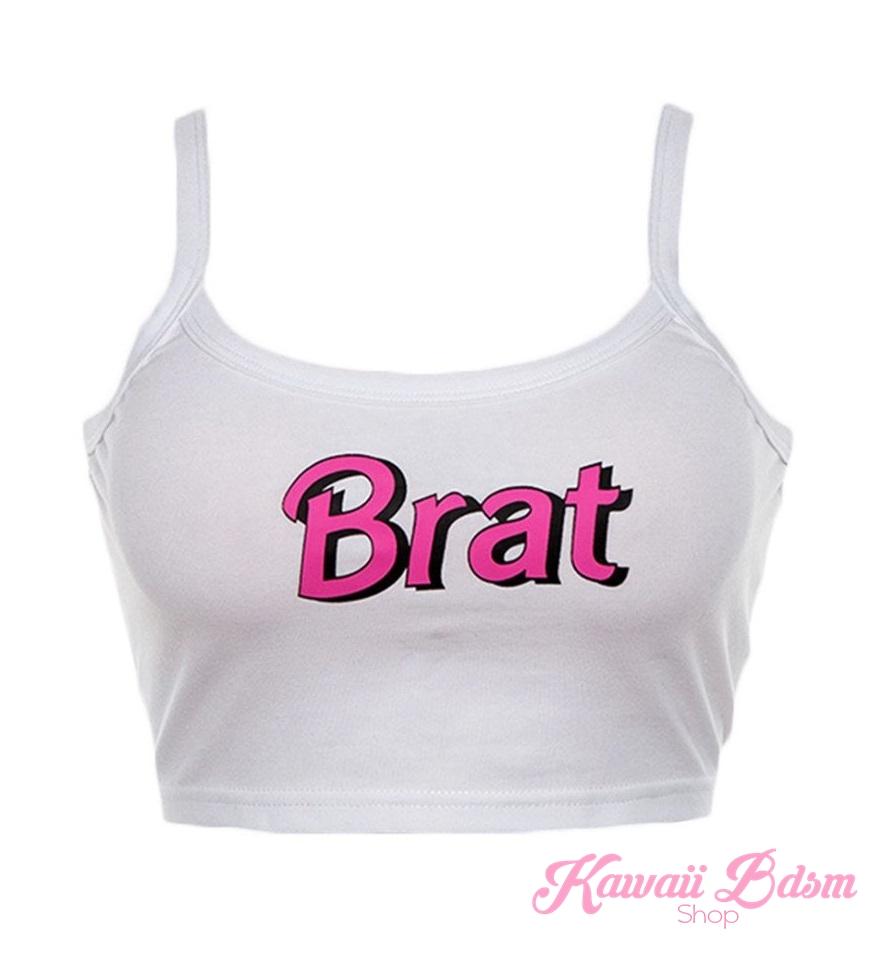 brat top tank ddlg mdlg little submissive dom babygirl baby sexy top fashion by Kawaii BDSM - cute and kinky / Worldwide Free Shipping (4383722700852)