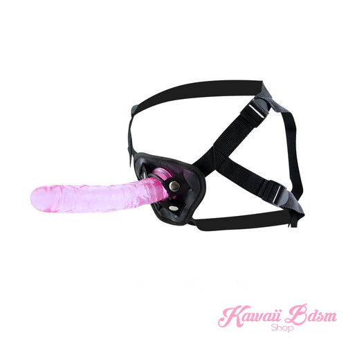 Strap on with realistic pink dildo sissy ddlg lesbian mdlg mommy dom daddy LGBT kink positive babygirl sex toys silicone gay butch love couple ddlgworld ddlgplayground by Kawaii BDSM - cute and kinky / Worldwide Free Shipping (4518832799796)