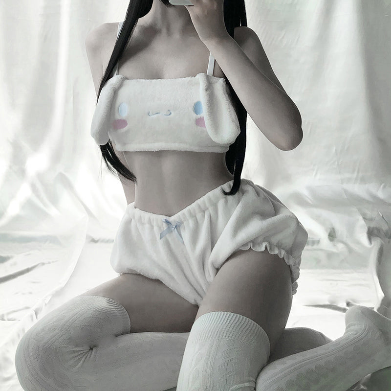 my melody  Cinnamoroll  anime aesthetic kawaii waifu cute hentai babe neko sexy lingerie bra shorts set pink white babygirl ddlgworld ddlg ageplay bondage submissive kittenplay roleplay kitten pet japanese adegao by Kawaii BDSM - cute and kinky / Worldwide Free Shipping (4495322841140)