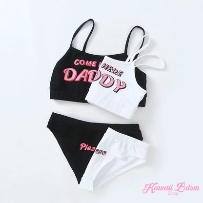 Come Here Daddy Lingerie Set (5572715217058)