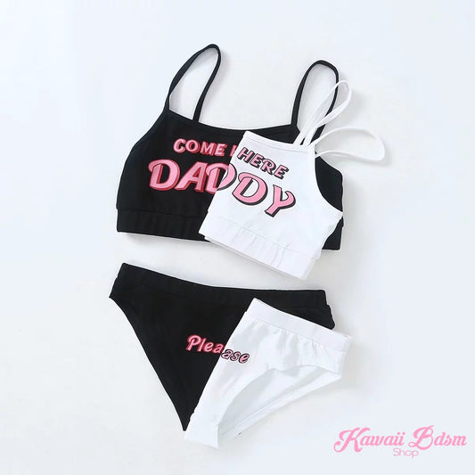 Come Here Daddy Lingerie Set (5572715217058)