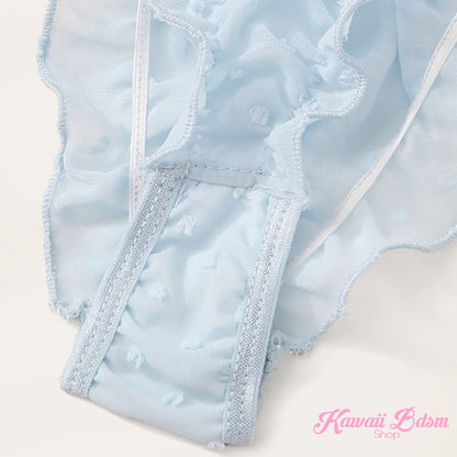 lingerie pink blue light top  panties delicate ddlg mdlg cglg little girl camgirl sex worker positive body baby doll tattoo alternative ddlgworld ddlgplayground bondage submissive by Kawaii BDSM - cute and kinky / Worldwide Free Shipping (4435100074036)