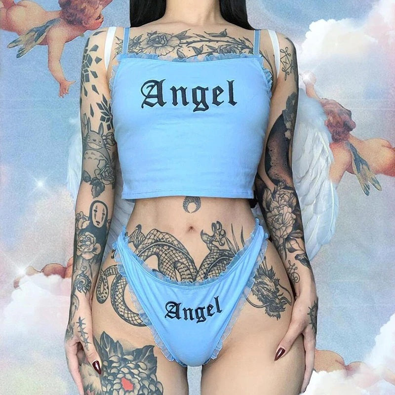 Angel Top & Panties Set (5326522908834)