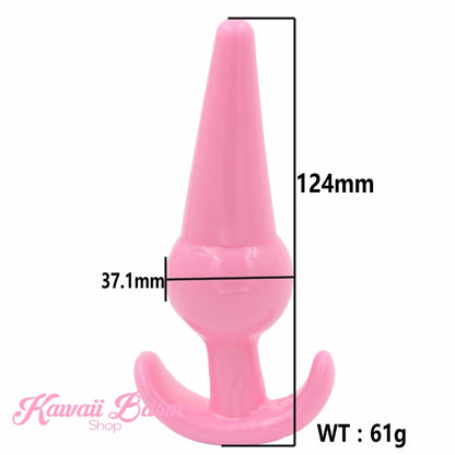 Bdsm Buttplug kit anal training set vibrator submissive pink silicone bullet couple sex by Kawaii Bdsm - cute and kinky / Worldwide Free Shipping (422228787237)