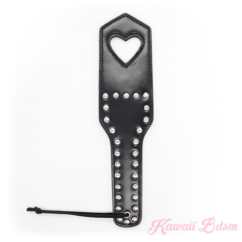 heart paddle spanking flogger impact play whip sexy ddlg slut mdlg daddy little girl boy sissy femboy submissive dominant impression babygirl baby sex couple play roleplay pink black aesthetic by Kawaii BDSM - cute and kinky / Worldwide Free Shipping (10889490631)