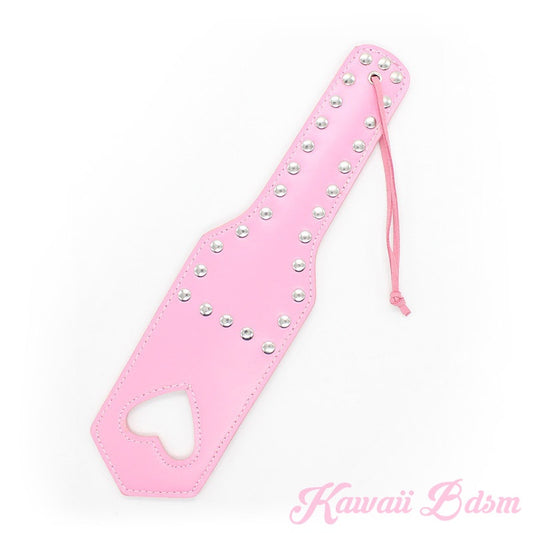 heart paddle spanking flogger impact play whip sexy ddlg slut mdlg daddy little girl boy sissy femboy submissive dominant impression babygirl baby sex couple play roleplay pink black aesthetic by Kawaii BDSM - cute and kinky / Worldwide Free Shipping (10889490631)