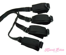Bed Restraints Bdsm couple bondage hand ankle cuffs sex sub master fetish by Kawaii Bdsm - cute and kinky / Worldwide Free and Discreet Shipping (11527043591)