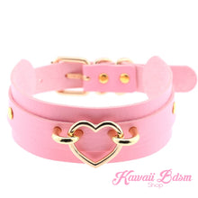 Choker heart collar goth gothic pastel fashion outfit japanese alternative babygirl roleplay ddlg daddy dom mdlg mdlb ddlb little girl boy sissy pet petplay kitten kittenplay puppyplay by Kawaii BDSM - cute and kinky / Worldwide Free Shipping (480881704997)
