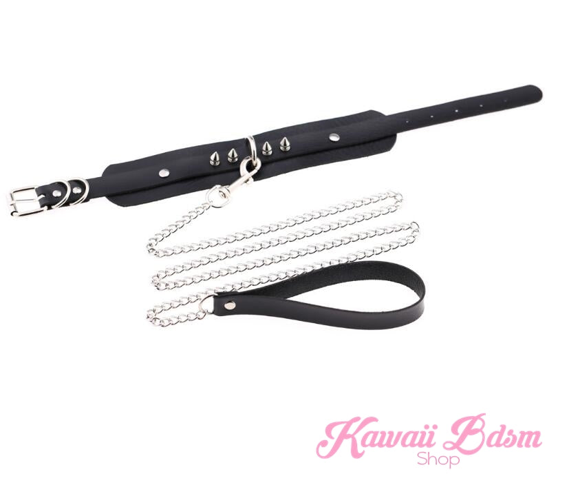 O ring choker collar brat sub submissive dom slave sexy leash chain training ddlg ddlb cglg cglb mdlg mdlb little boy girl pink black purple red goth fashion doll baby by Kawaii Bdsm - Cute and Kinky / Worldwide Free and Discreet Shipping   (781689290804)