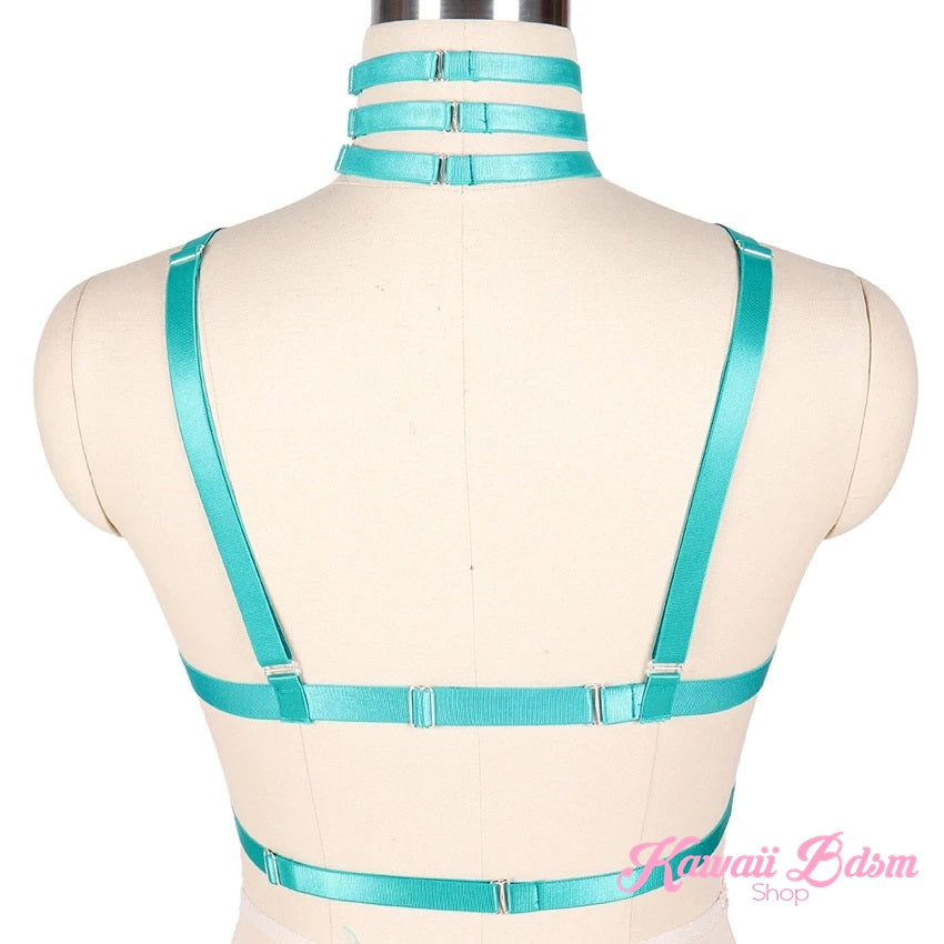 Cute pentagram pastel goth wicca lingerie bra harness garter belt lace sexy kinky black pink fetish aesthetic ddlg cglg mdlg ddlb mdlb little submissive little neko japanese hentai real princess  by Kawaii BDSM - cute and kinky / Worldwide Free Shipping (3717939298356)