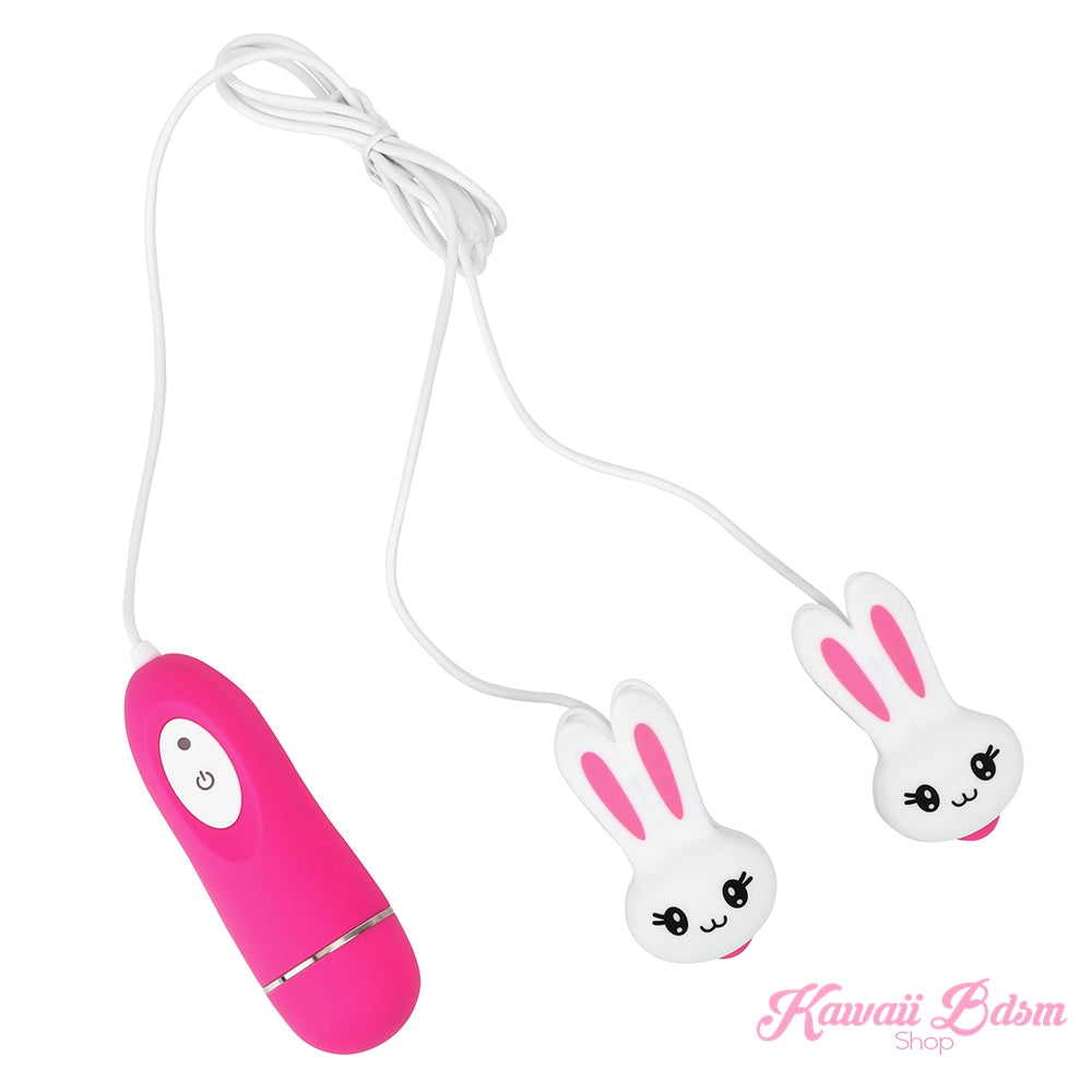 Bunny Nipple Clamps Vibrator image