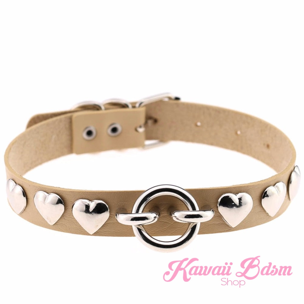 Rivet Hearts Collar (907299717172)
