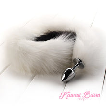 Extra long tail light white black artic kitten puppy fox play kittenplay ageplay ddlg roleplay fetish sexy couple pastel kitsune kink pet petplay by Kawaii BDSM - cute and kinky / Worldwide Free Shipping (11129248967)