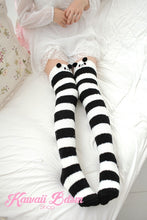 Striped Panda Thigh Highs (11482544967)