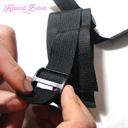 Bed Restraints Bdsm couple bondage hand ankle cuffs sex sub master fetish by Kawaii Bdsm - cute and kinky / Worldwide Free and Discreet Shipping (11527043591)