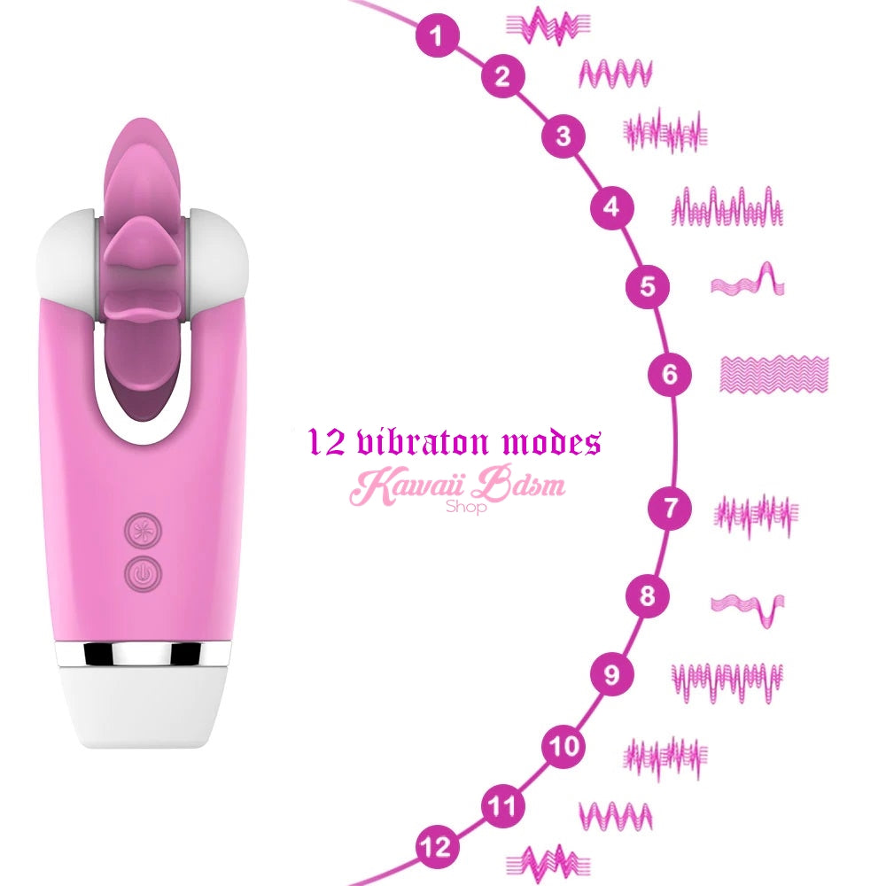 vibrator tongue oral simulation stimulate vaginal pink purple babygirl petplay ageplay kittenplay ddlg mdlg cgl little girl caregiver sexy adult hot by Kawaii BDSM - cute and kinky / Worldwide Free Shipping (11138451143)