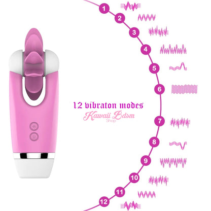 vibrator tongue oral simulation stimulate vaginal pink purple babygirl petplay ageplay kittenplay ddlg mdlg cgl little girl caregiver sexy adult hot by Kawaii BDSM - cute and kinky / Worldwide Free Shipping (11138451143)
