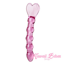Bdsm Glass Dildo all Pink Heart Adult toy Wand Anal Plug Massager aesthetic kittenplay petplay sub bondage ddlg cglg babygirl mdlb by Kawaii Bdsm - Cute and Kinky / Worlwide Free and Disreet Shipping (10886416007)