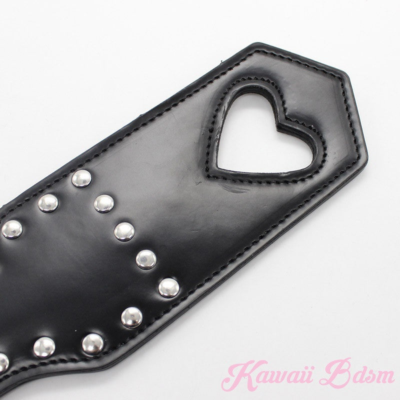 heart paddle spanking flogger impact play whip sexy ddlg slut mdlg daddy little girl boy sissy femboy submissive dominant impression babygirl baby sex couple play roleplay pink black aesthetic by Kawaii BDSM - cute and kinky / Worldwide Free Shipping (10889490631)