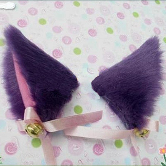 Classic Cosplay Cat Ears with Bells (11085259079)