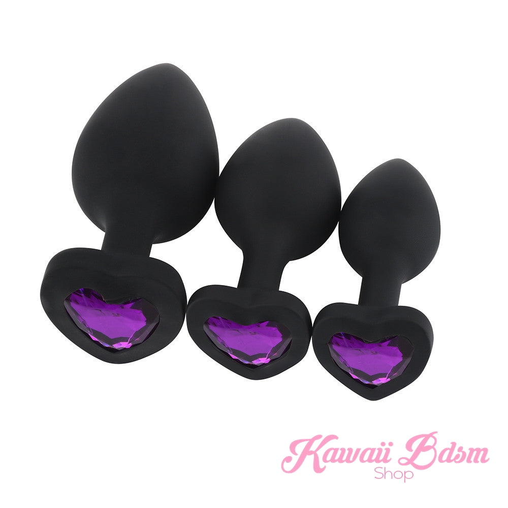 Silicone buttplugs heart shapped pink red blue babygirl aesthetic boy little cglg cglb mdlg mdlb ddlg ddlb agelay petplay kittenplay puppyplay fetish sex partner gift love couple goth kitten pet puppy by Kawaii BDSM - cute and kinky / Worldwide Free Shipping (1083961245748)
