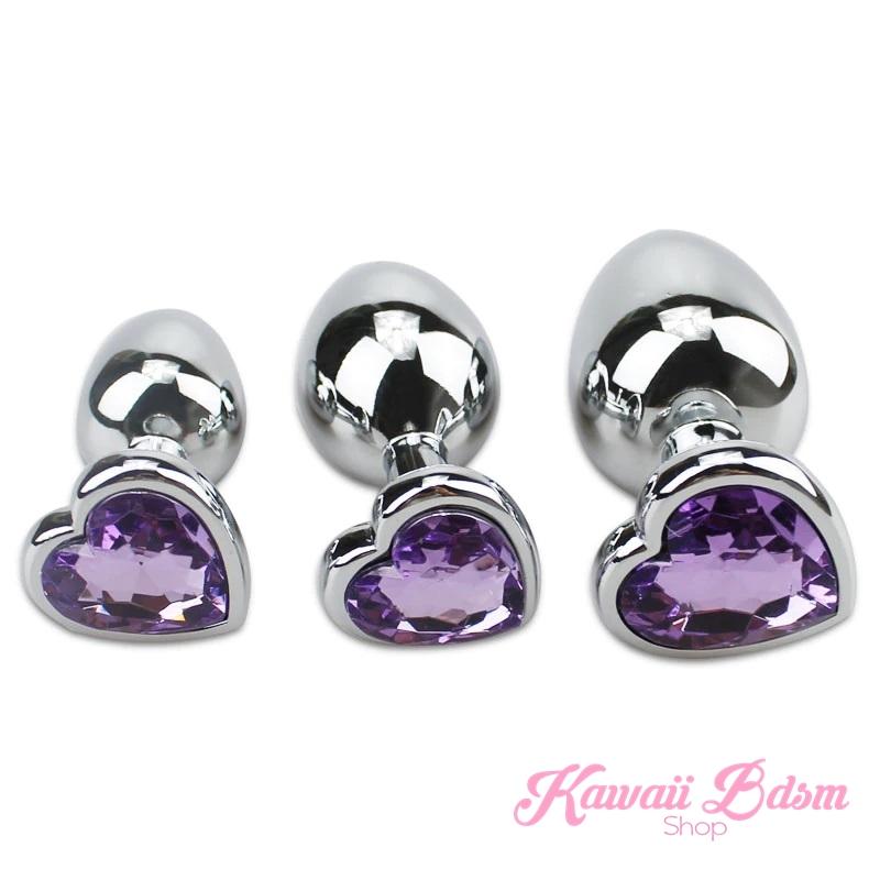 Stainless Steel buttplugs heart shapped pink red blue babygirl sissy femboy aesthetic boy little cglg cglb mdlg mdlb ddlg ddlb agelay petplay kittenplay puppyplay fetish sex partner gift love couple goth kitten pet puppy by Kawaii BDSM - cute and kinky / Worldwide Free Shipping (10886193159)