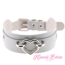 Choker heart collar goth gothic pastel fashion outfit japanese alternative babygirl roleplay ddlg daddy dom mdlg mdlb ddlb little girl boy sissy pet petplay kitten kittenplay puppyplay by Kawaii BDSM - cute and kinky / Worldwide Free Shipping (480873676837)