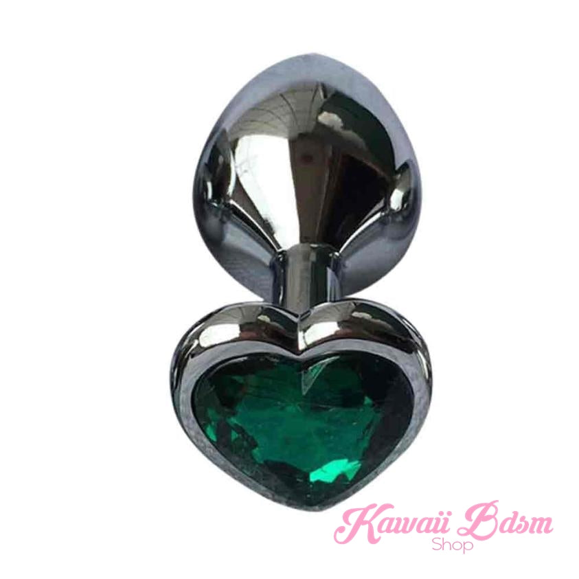 heart plug stainless steel crystal Jewell colorful rainbow ddlgworld ddlgplayground kinky sex buttplug anal babygirl babydoll doll soft aesthetic submissive sub cgl mdlg mdlb ageplay kittenplay neko girl boy by Kawaii BDSM - cute and kinky / Worldwide Free Shipping  (11179135239)