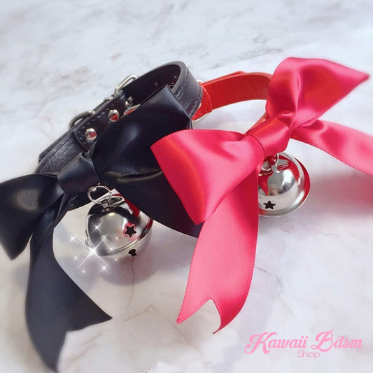 Kawaii Bell Collar & Leash Set (4508371091508)