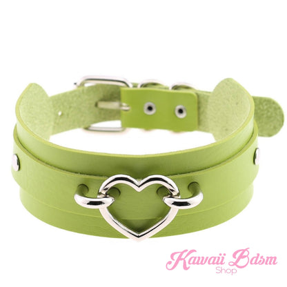 Choker heart collar goth gothic pastel fashion outfit japanese alternative babygirl roleplay ddlg daddy dom mdlg mdlb ddlb little girl boy sissy pet petplay kitten kittenplay puppyplay by Kawaii BDSM - cute and kinky / Worldwide Free Shipping (480873676837)