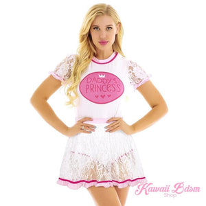 DDLG babygirl princess daddy's dom onesie baby submissive skirt romper jumpsuit lingerie sexy ABDL adult by Kawaii BDSM - cute and kinky / Worldwide Free Shipping (4361454682164)