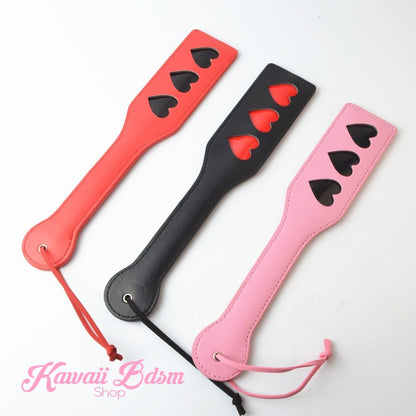 heart paddle spanking flogger impact play whip sexy ddlg slut mdlg daddy little girl boy sissy femboy submissive dominant impression babygirl baby sex couple play roleplay pink black aesthetic by Kawaii BDSM - cute and kinky / Worldwide Free Shipping (10996882887)