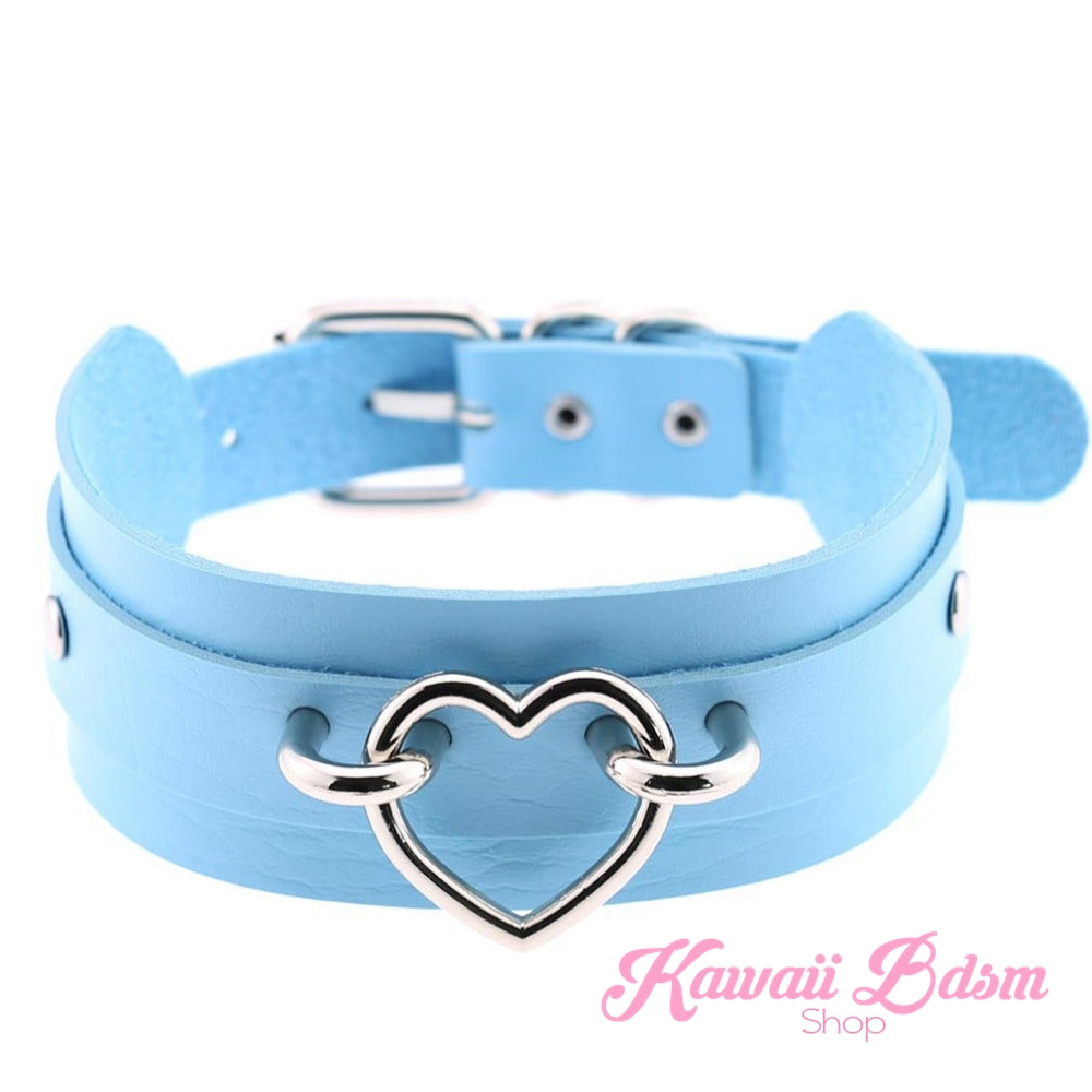 Choker heart collar goth gothic pastel fashion outfit japanese alternative babygirl roleplay ddlg daddy dom mdlg mdlb ddlb little girl boy sissy pet petplay kitten kittenplay puppyplay by Kawaii BDSM - cute and kinky / Worldwide Free Shipping (480873676837)