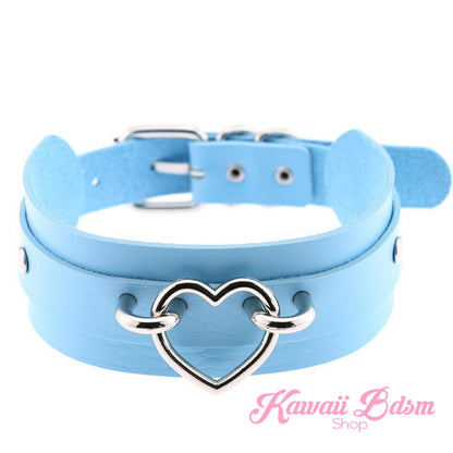 Choker heart collar goth gothic pastel fashion outfit japanese alternative babygirl roleplay ddlg daddy dom mdlg mdlb ddlb little girl boy sissy pet petplay kitten kittenplay puppyplay by Kawaii BDSM - cute and kinky / Worldwide Free Shipping (480873676837)