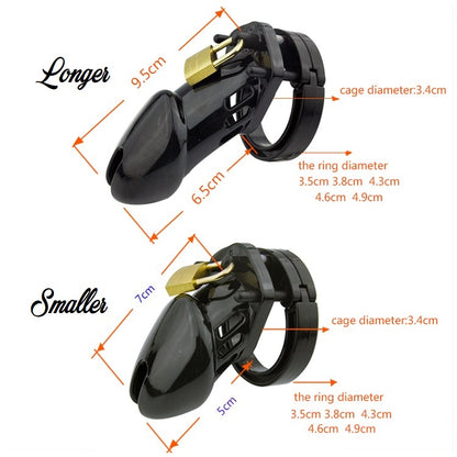 cock cage chastity men penis slave sub submissive dom femdom male sexy fetish sissy pink black degradation kink couple by Kawaii BDSM - cute and kinky / Worldwide Free Shipping  (4453566316596)