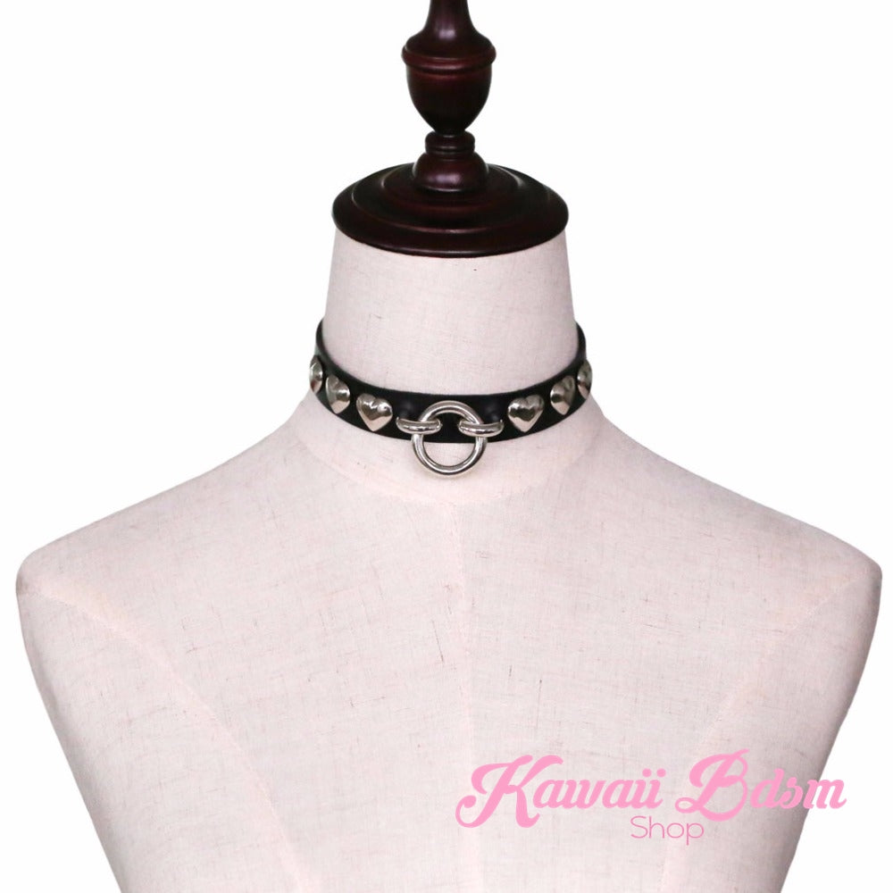 Rivet Hearts Collar (907299717172)