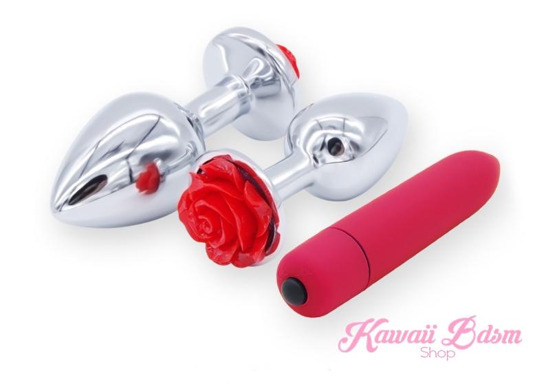 Stainless Steel training buttplugs vibrator kit heart shapped black babygirl sissy femboy aesthetic boy little cglg cglb mdlg mdlb ddlg ddlb agelay petplay kittenplay puppyplay fetish sex partner gift love couple goth kitten pet puppy red rose flower floral feminist goddess pink aesthetic anal by Kawaii BDSM - cute and kinky / Worldwide Free Shipping (11555337479)