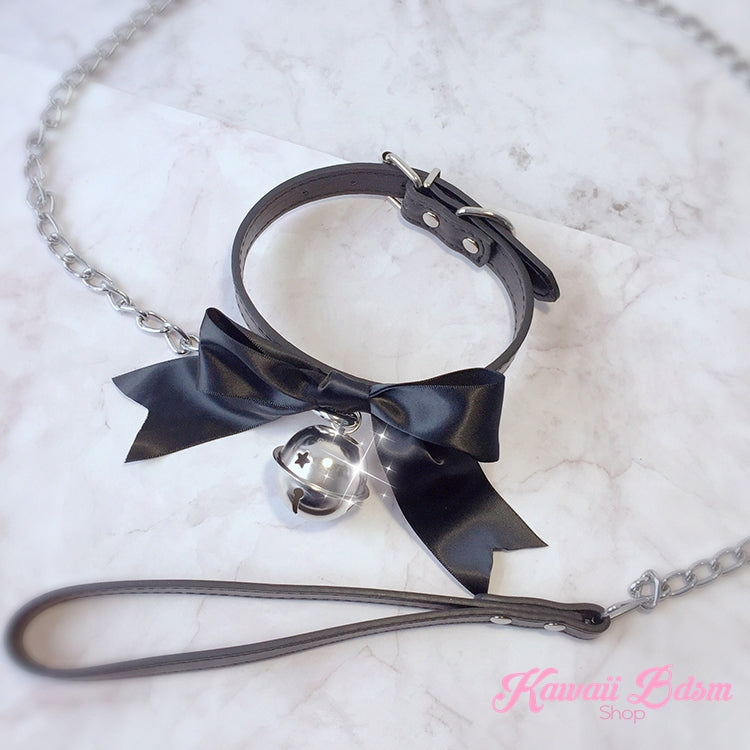 Kawaii Bell Collar & Leash Set (4508371091508)