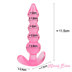 bdsm kit anal buttplug silicone plug vibrator massager beginners couple sex pink ddlg by Kawaii Bdsm - cute and kinky / Worldwide Free Shipping (957901209652)