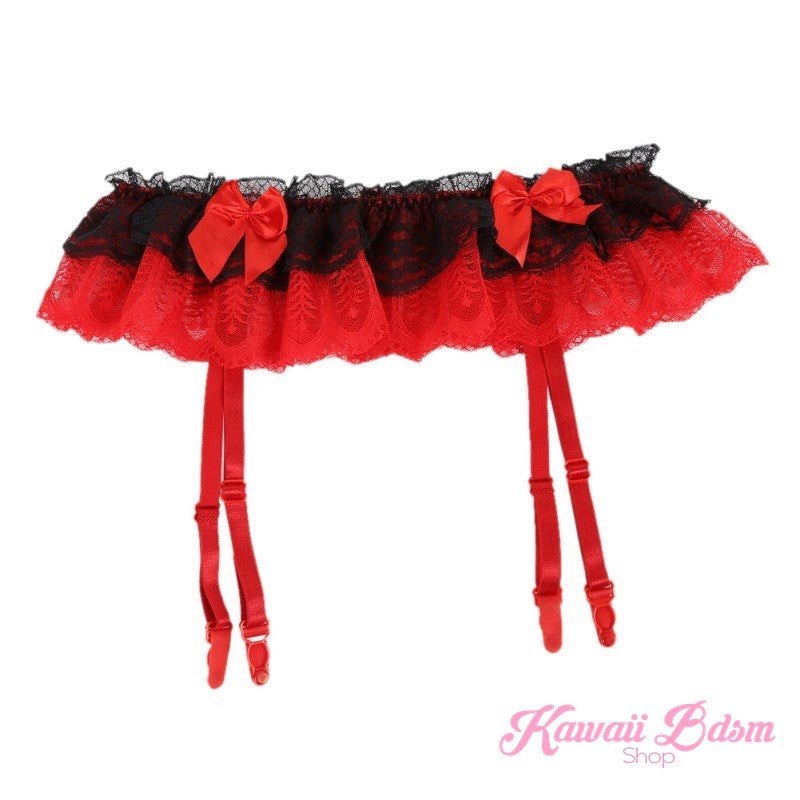BabyDoll Garter & Stockings Set Kawaii Bdsm BabyDoll Garter & Stockings Set Kawaii Bdsm