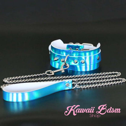 O ring choker collar brat sub submissive dom slave sexy leash chain training ddlg ddlb cglg cglb mdlg mdlb little boy girl pink black purple red goth fashion doll baby by Kawaii Bdsm - Cute and Kinky / Worldwide Free and Discreet Shipping   (781689290804)