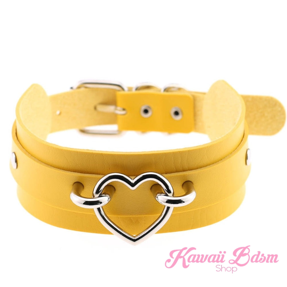 Choker heart collar goth gothic pastel fashion outfit japanese alternative babygirl roleplay ddlg daddy dom mdlg mdlb ddlb little girl boy sissy pet petplay kitten kittenplay puppyplay by Kawaii BDSM - cute and kinky / Worldwide Free Shipping (480873676837)