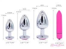 Stainless Steel training buttplugs vibrator kit babygirl sissy femboy aesthetic boy little cglg cglb mdlg mdlb ddlg ddlb agelay petplay kittenplay puppyplay fetish sex partner gift love couple goth kitten pet puppy pink aesthetic anal by Kawaii BDSM - cute and kinky / Worldwide Free Shipping (11594454215)