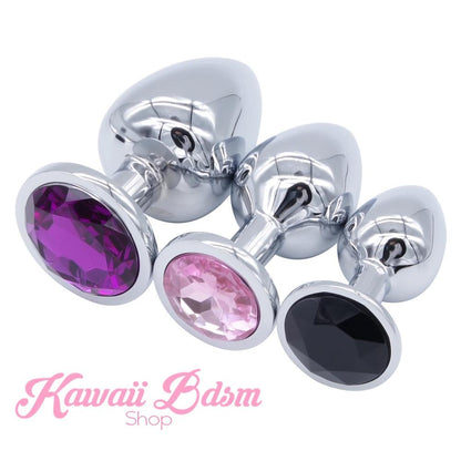 Stainless Steel buttplugs princes plug pink  babygirl sissy femboy aesthetic boy little cglg cglb mdlg mdlb ddlg ddlb agelay petplay kittenplay puppyplay fetish sex partner gift love couple goth kitten pet puppy by Kawaii BDSM - cute and kinky / Worldwide Free Shipping (10887205511)