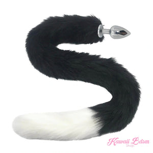 Extra long tail black white artic kitten puppy fox play kittenplay ageplay ddlg roleplay fetish sexy couple pastel kitsune kink pet petplay by Kawaii BDSM - cute and kinky / Worldwide Free Shipping (4453510447156)