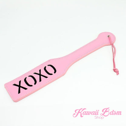 heart xoxo slut paddle spanking flogger impact play whip sexy ddlg slut mdlg daddy little girl boy sissy femboy submissive dominant impression babygirl baby sex couple play roleplay pink black aesthetic by Kawaii BDSM - cute and kinky / Worldwide Free Shipping (38421037063)
