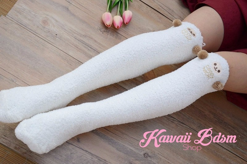 Fluffy Sheep Thigh Highs (381830266917)