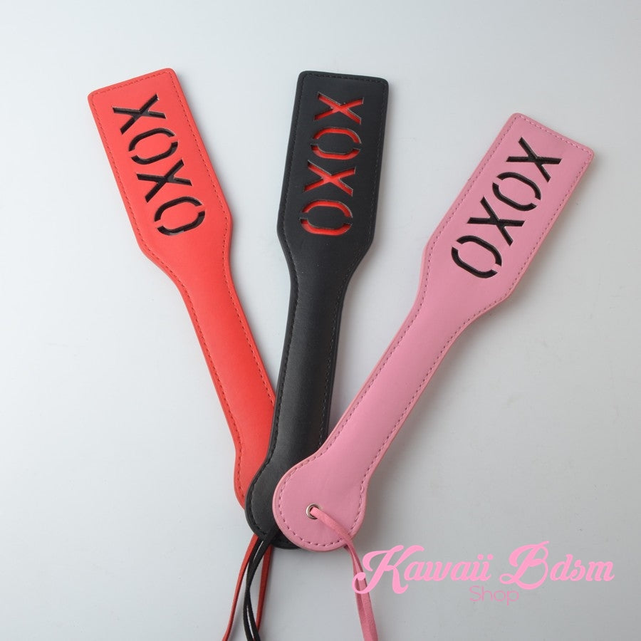 heart xoxo slut paddle spanking flogger impact play whip sexy ddlg slut mdlg daddy little girl boy sissy femboy submissive dominant impression babygirl baby sex couple play roleplay pink black aesthetic by Kawaii BDSM - cute and kinky / Worldwide Free Shipping (38421037063)