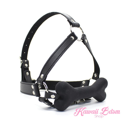 Head Harness Bone Gag (469264990245)