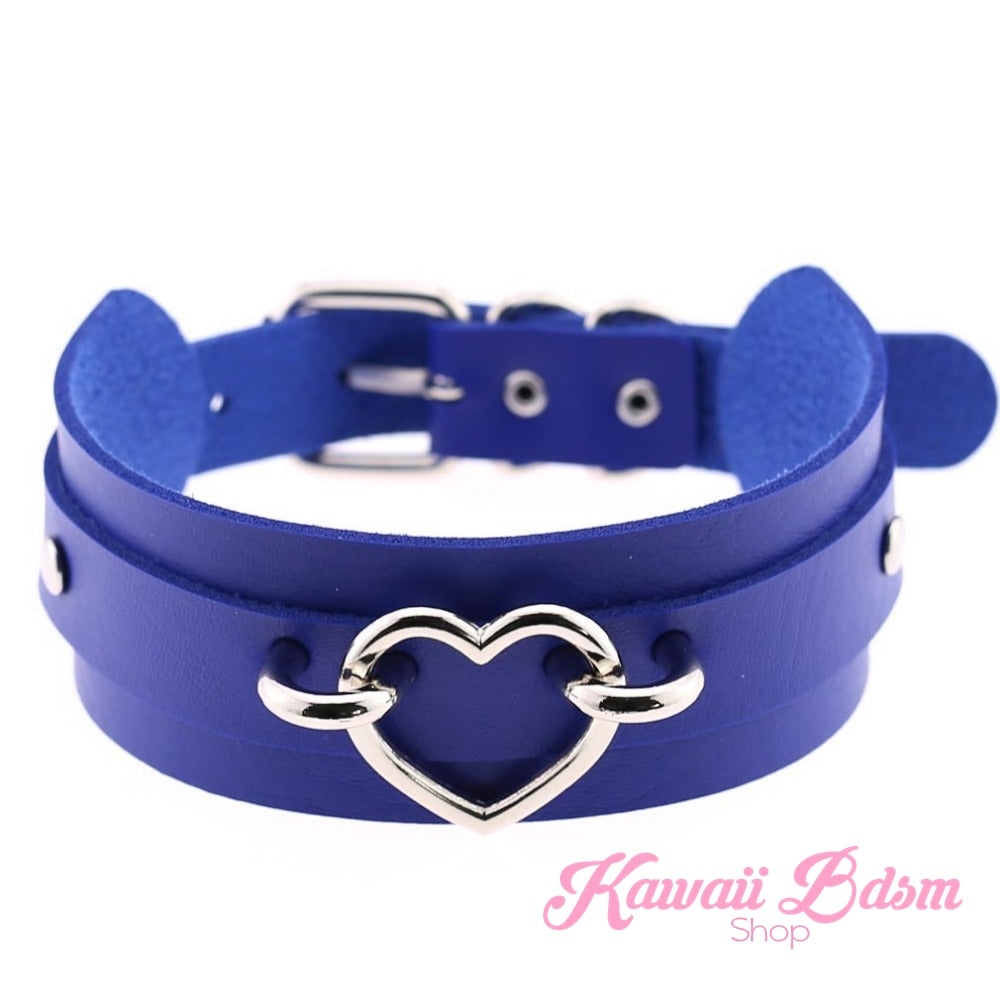 Choker heart collar goth gothic pastel fashion outfit japanese alternative babygirl roleplay ddlg daddy dom mdlg mdlb ddlb little girl boy sissy pet petplay kitten kittenplay puppyplay by Kawaii BDSM - cute and kinky / Worldwide Free Shipping (480873676837)